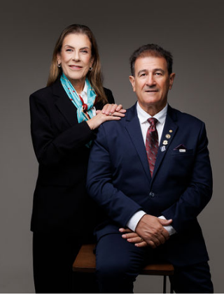 Casal Governador Luiz Henrique e Sibele
